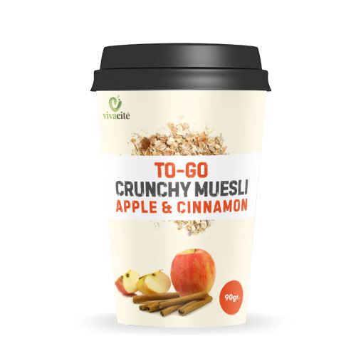 To-Go Crunchy Muesli with Apple and Cinnamon
